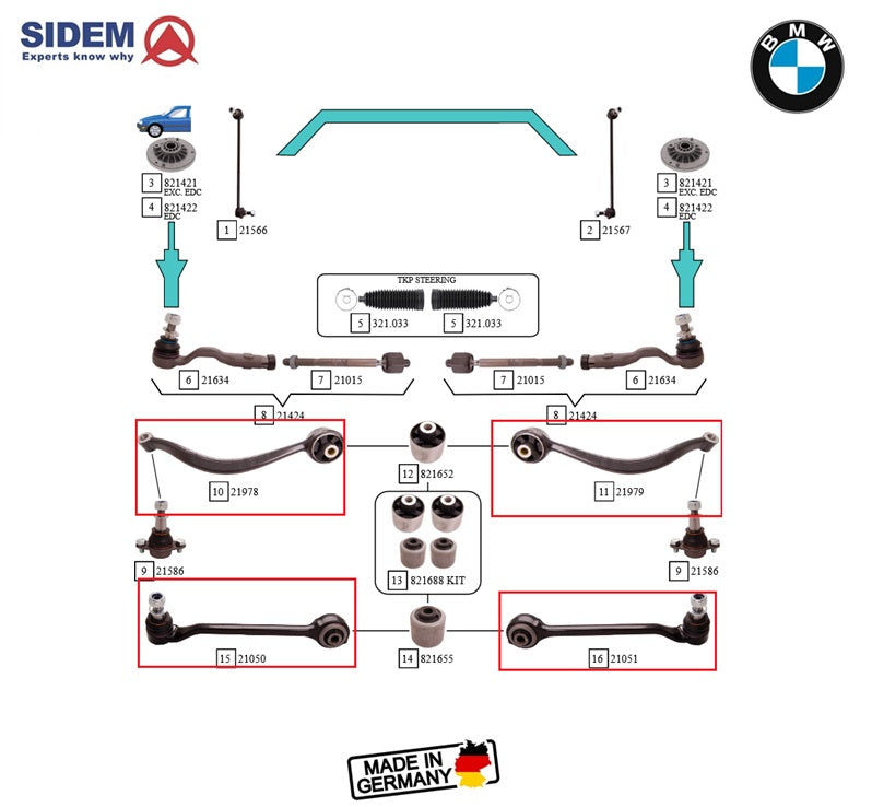 BRAÇO CURVO ESQUERDO DIANTEIRO BMW X4 F26 2014 A 2018