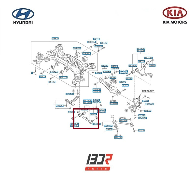 BRAÇOS PIVÔ TRASEIRO ORIGINAL HYUNDAI SANTA FÉ 2009 A 2012