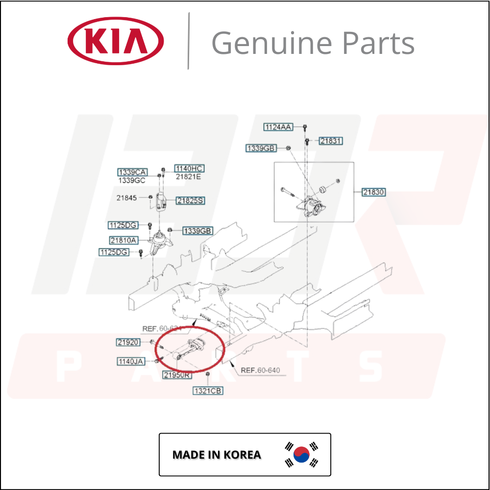 COXIM DO MOTOR FRONTAL KIA OPTIMA 2.4 2010 A 2014