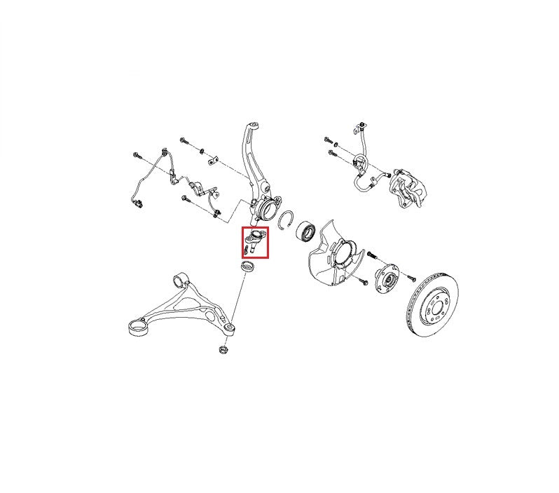 PIVÔS SUSPENSÃO DIANTEIRA HYUNDAI I30 2.0 2007 A 2012