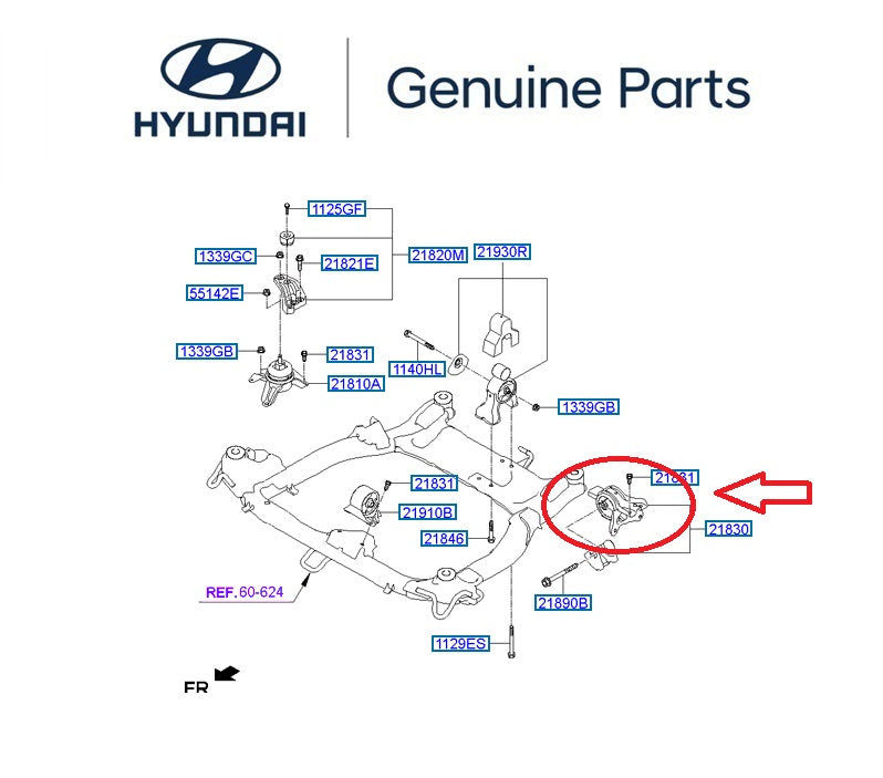 COXIM MOTOR ESQUERDO ORIGINAL HYUNDAI SONATA 2.4 2010 A 2016