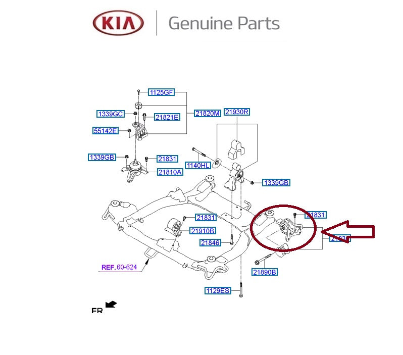 COXIM MOTOR ESQUERDO ORIGINAL KIA OPTIMA 2.4 2010 A 2016