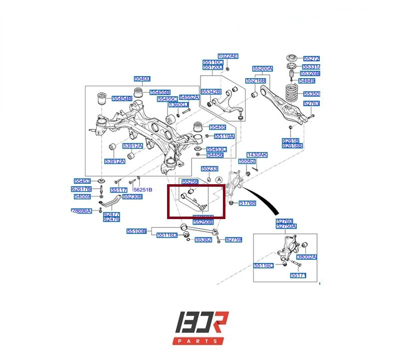 BRAÇO PIVÔ TRASEIRO ORIGINAL HYUNDAI VERA CRUZ 3.8 2006 A 2013